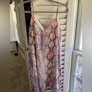Snake skin dress